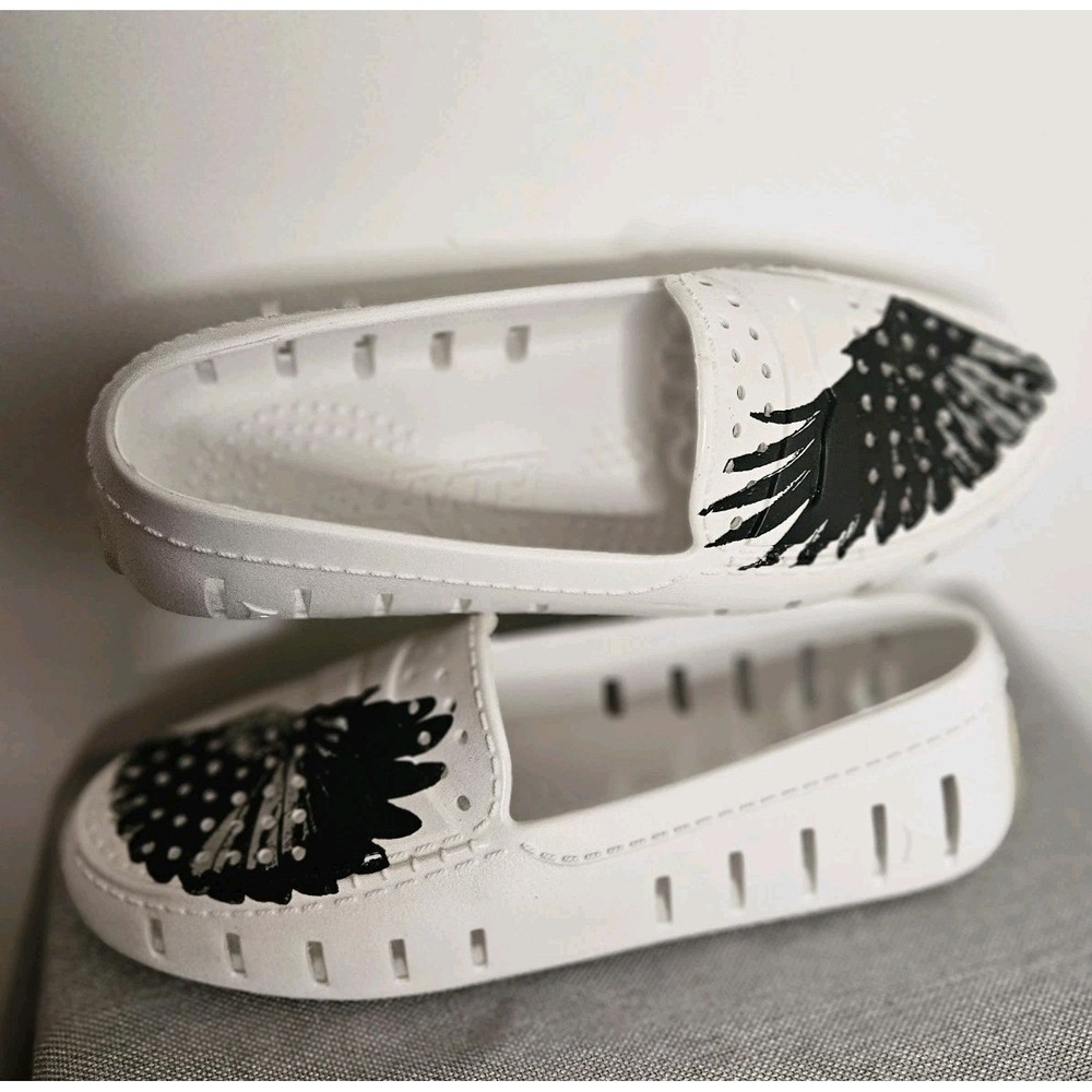 Floafers Hardy M+c Driving Loafers Womens 8 White  Slip-On Rubber Country‎ Club
